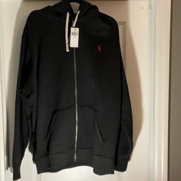 Polo by Ralph Lauren Black Zip Up Sweater - Picture 1 of 2